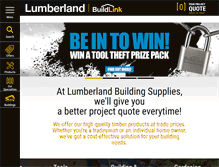 Tablet Screenshot of lumberland.co.nz